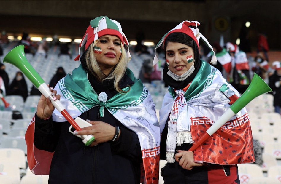 Iran fotboll fans