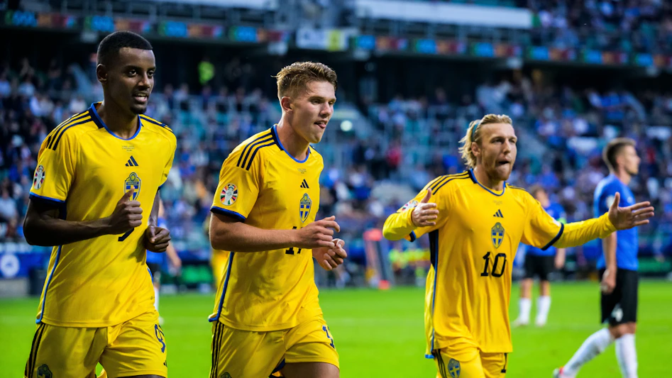 Isak Gyokeres och Forsberg i landslaget