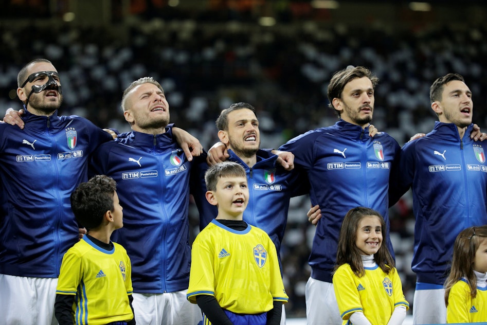 Italien Schweiz Fotbolls EM 2021