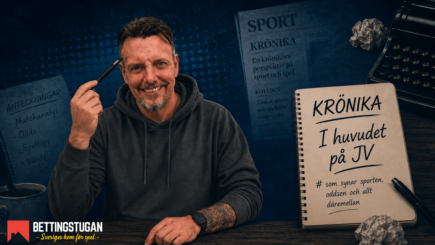 JV synar sporten, oddsen och allt däremellan V.34 - "Äntligen Premier League!"