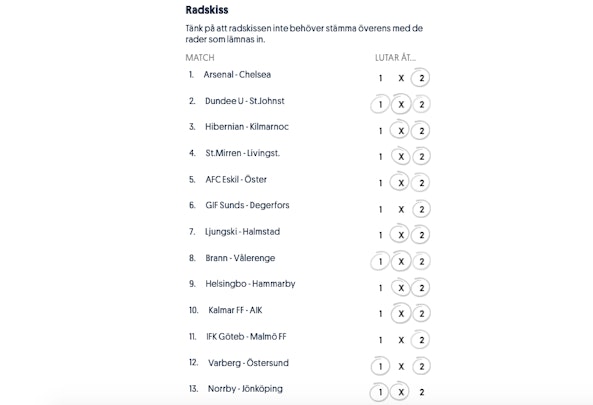 Jockes Stryktipsduell