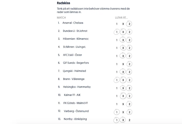 Jockes Stryktipsduell