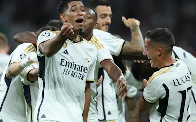 Jude Bellingham firar mal i Real Madrid