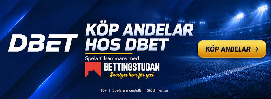 Kop andelar med Bettingstugan