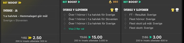 Sverige - Slovenien