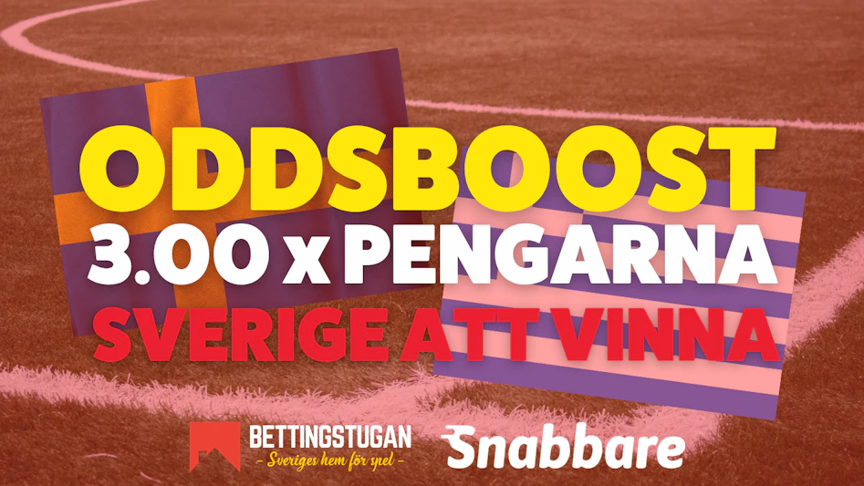 Oddsboost Sverige - Grekland Bettingstugan