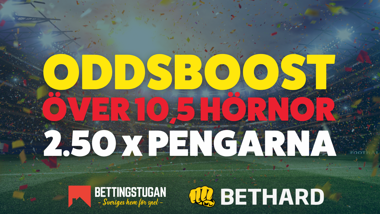 Oddsboost hörnor Fotbolls-VM 2026
