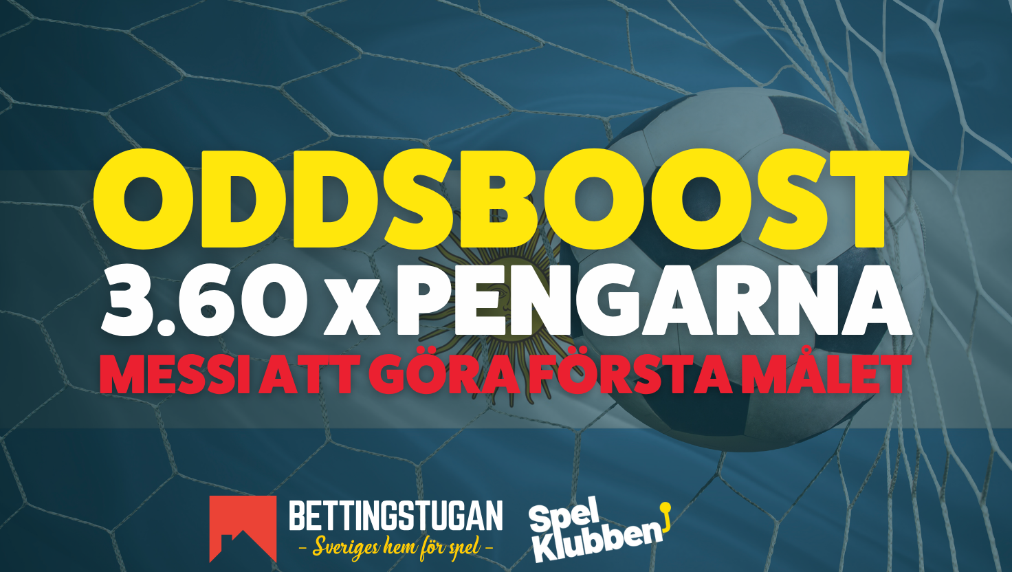 Oddsboost på Messi att öppna målskyttet - nu till 3.60 x pengarna!