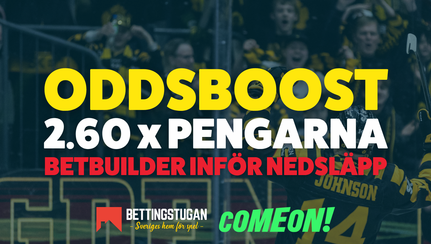 Betbuilder till 2.60 inför nedsläpp i rond två mellan Skellefteå AIK - Luleå HF