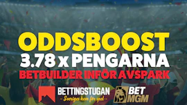 Oddsboost VM 2026 Frankrike - SPanien semifinal Bettingstugan