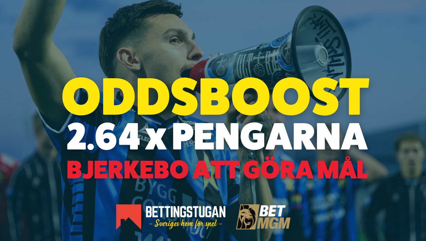 Oddsboost inför Sirius - Elfsborg: Få 2.64 på Bjerkebo som målskytt!