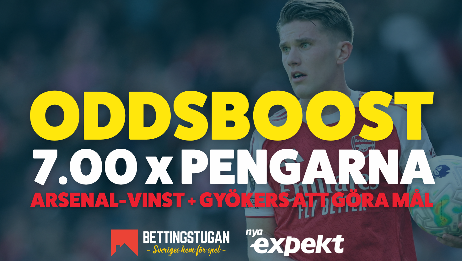 Få 7.00 x pengarna på Arsenal-vinst + Gyökeres att göra mål i Madrid!