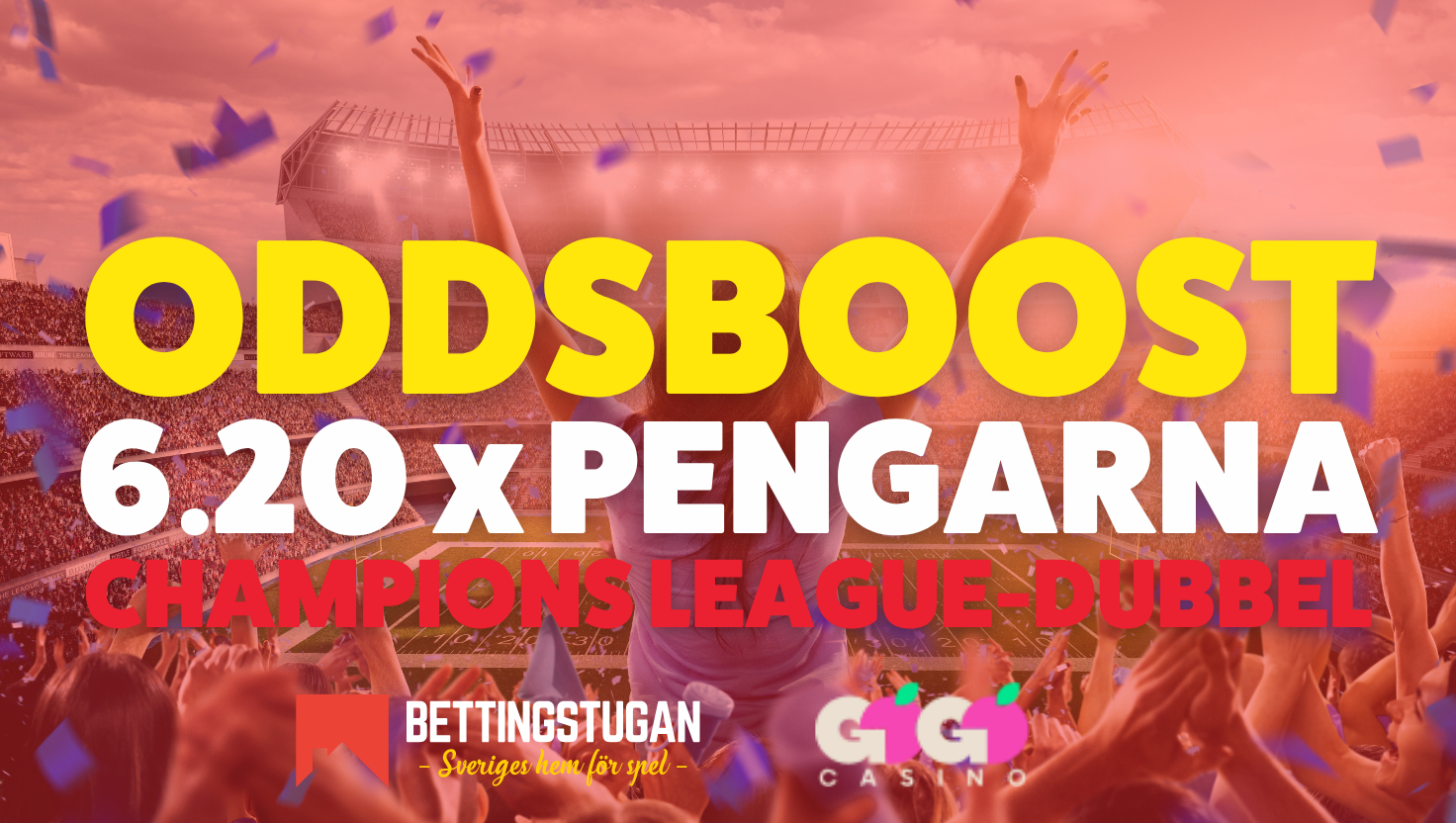 Oddsboost på mål från Champions League ikväll - nu till 6.20 x pengarna!