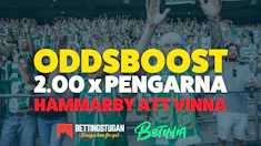 Oddsboost Hammarby Bettingstugan Europa Conference LEague