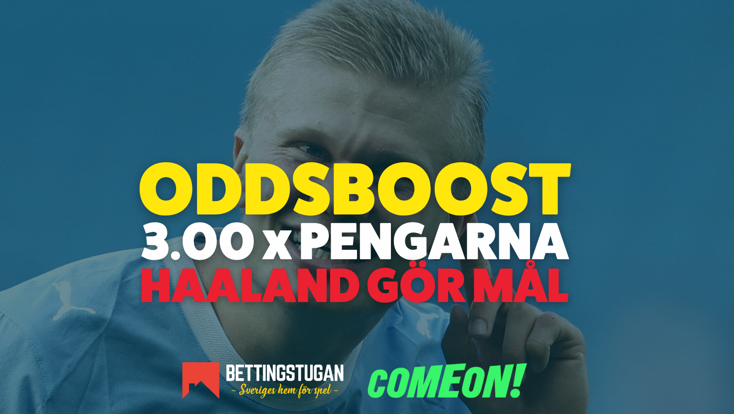 Oddsboost på Haaland att göra mål i toppmötet - nu till 3.00 x pengarna!