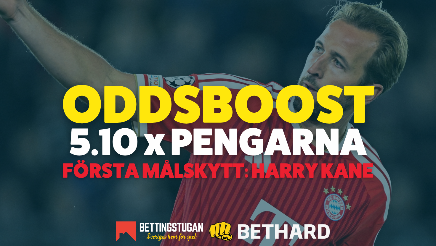 Öppnar Kane målskyttet mot Arsenal? Spana in superoddset från Bethard!