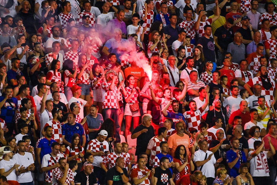 Kroatien supportrar