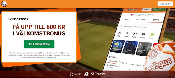 Leo Vegas Ny sportsbook Skarmklipp