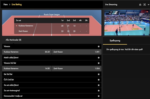 Livestream Volleyboll Bethard