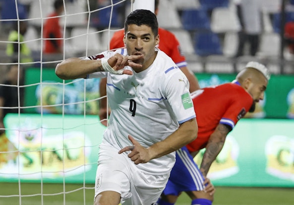 Luis Suarez anfallare Uruguay VM 2022 grupp H