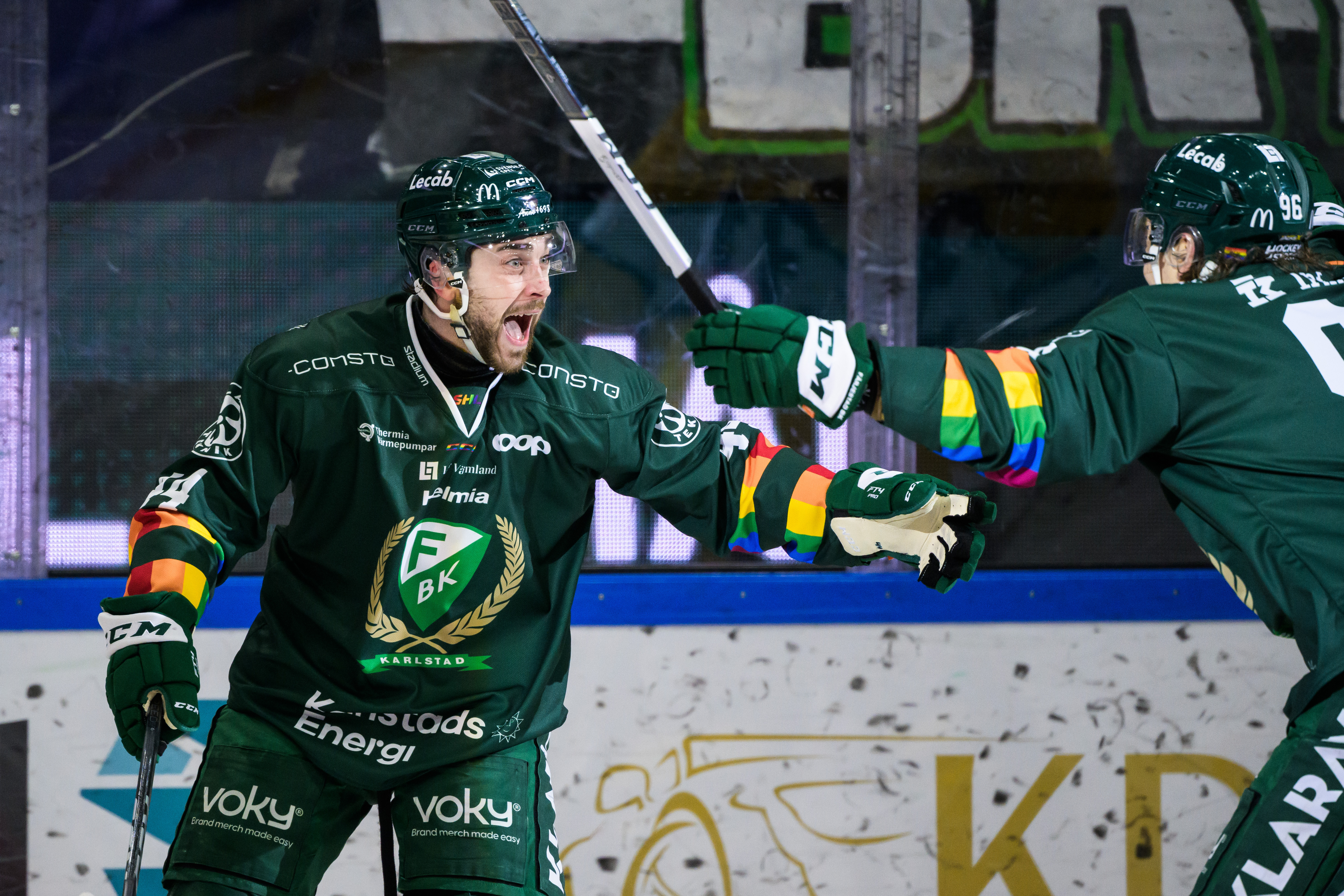 Maljubel i Karlstad for Farjestads BK