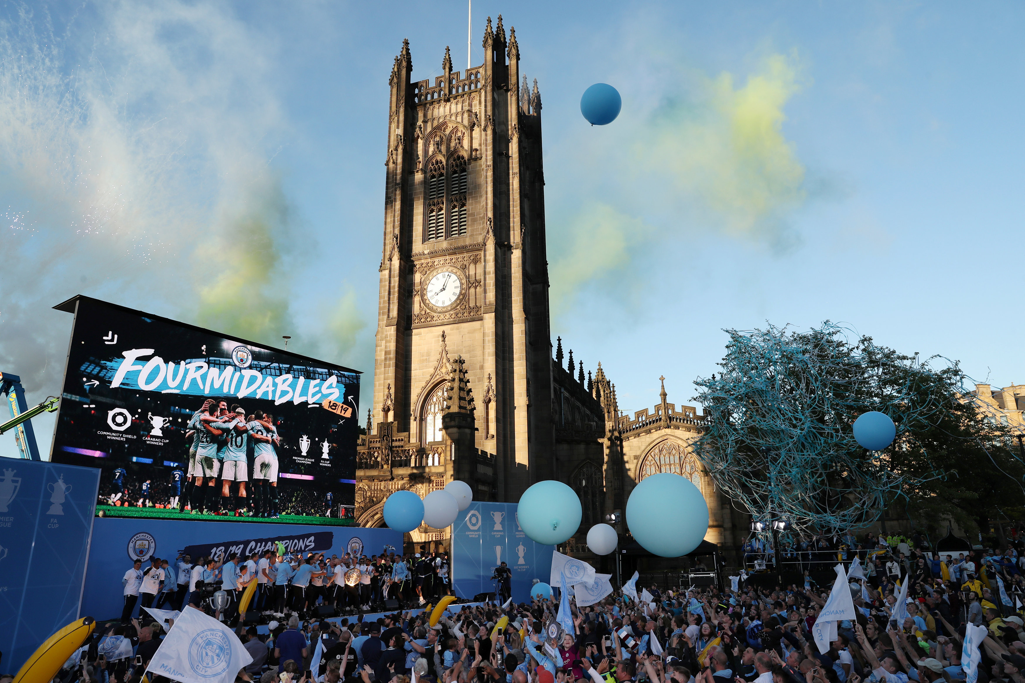 Man City firar ligatitel