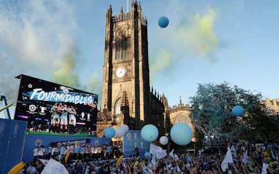 Man City firar ligatitel