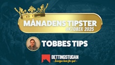 Månadens tipster oktober 2025 Bettingstugan
