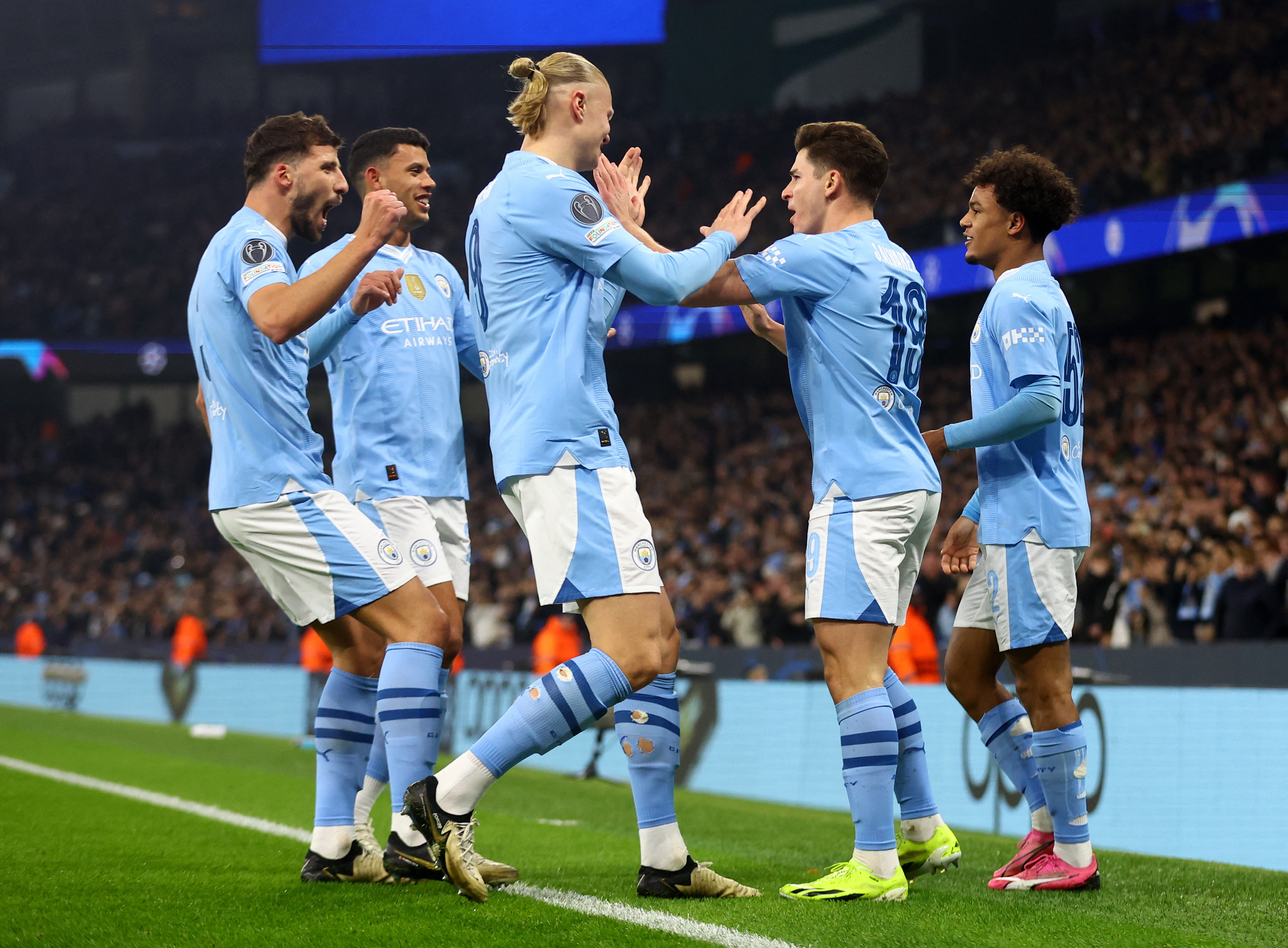Manchester City firar mal i Champions League