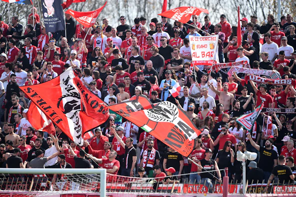 Monza fans infor Serie A match