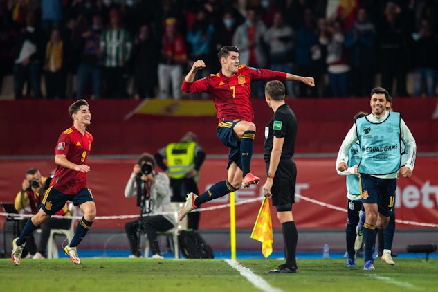 Morata anfallare Spanien vm 2022