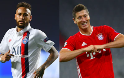 NEYMAR och LEWANDOWSKI