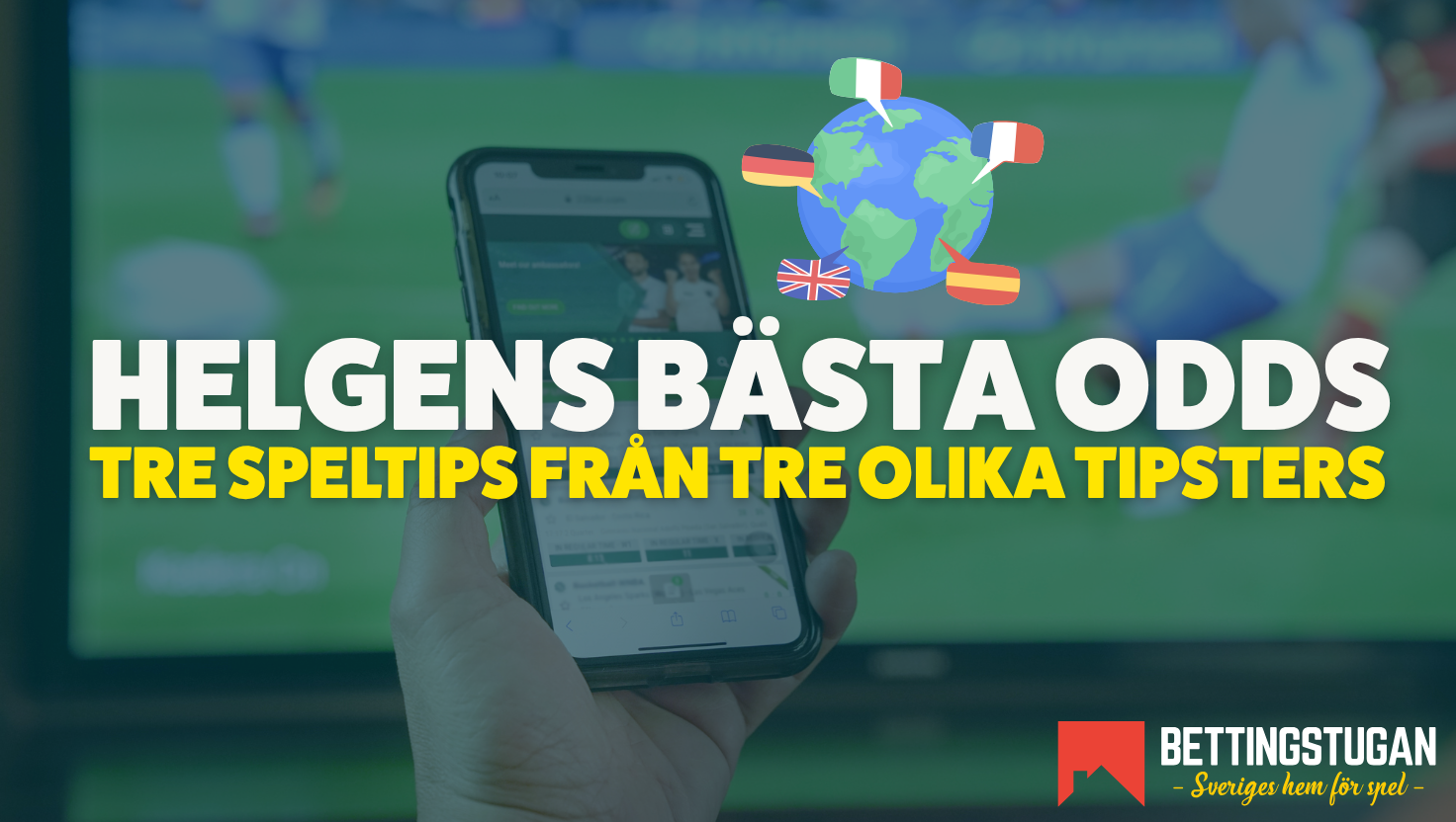 Helgens 3 bästa odds – här finns värdet enligt experterna! V.33