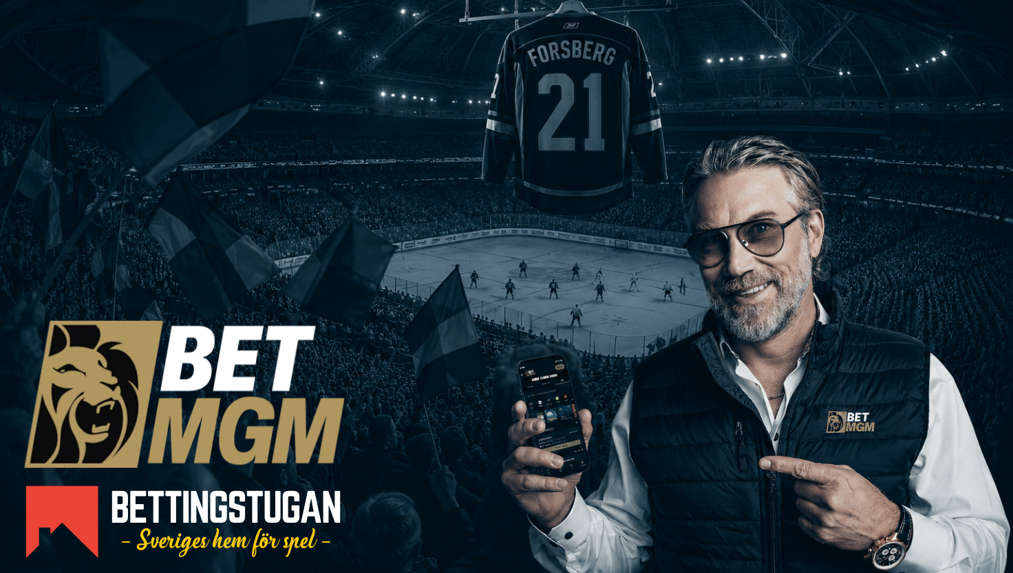 BetMGM plockar in Peter Forsberg som ambassadör