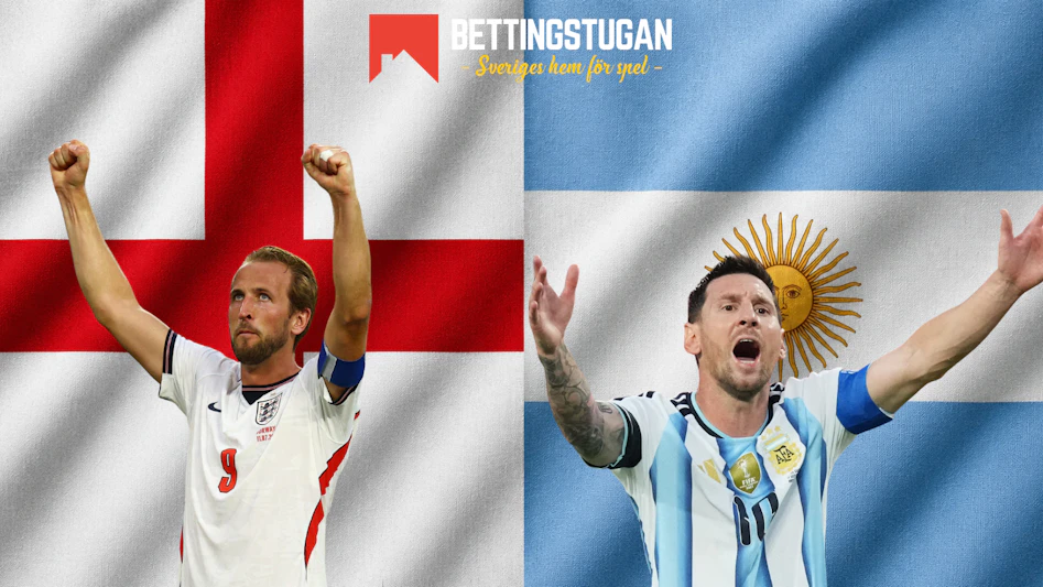 Inför England - Argentina VM semifinal 2026 Bettingstugan