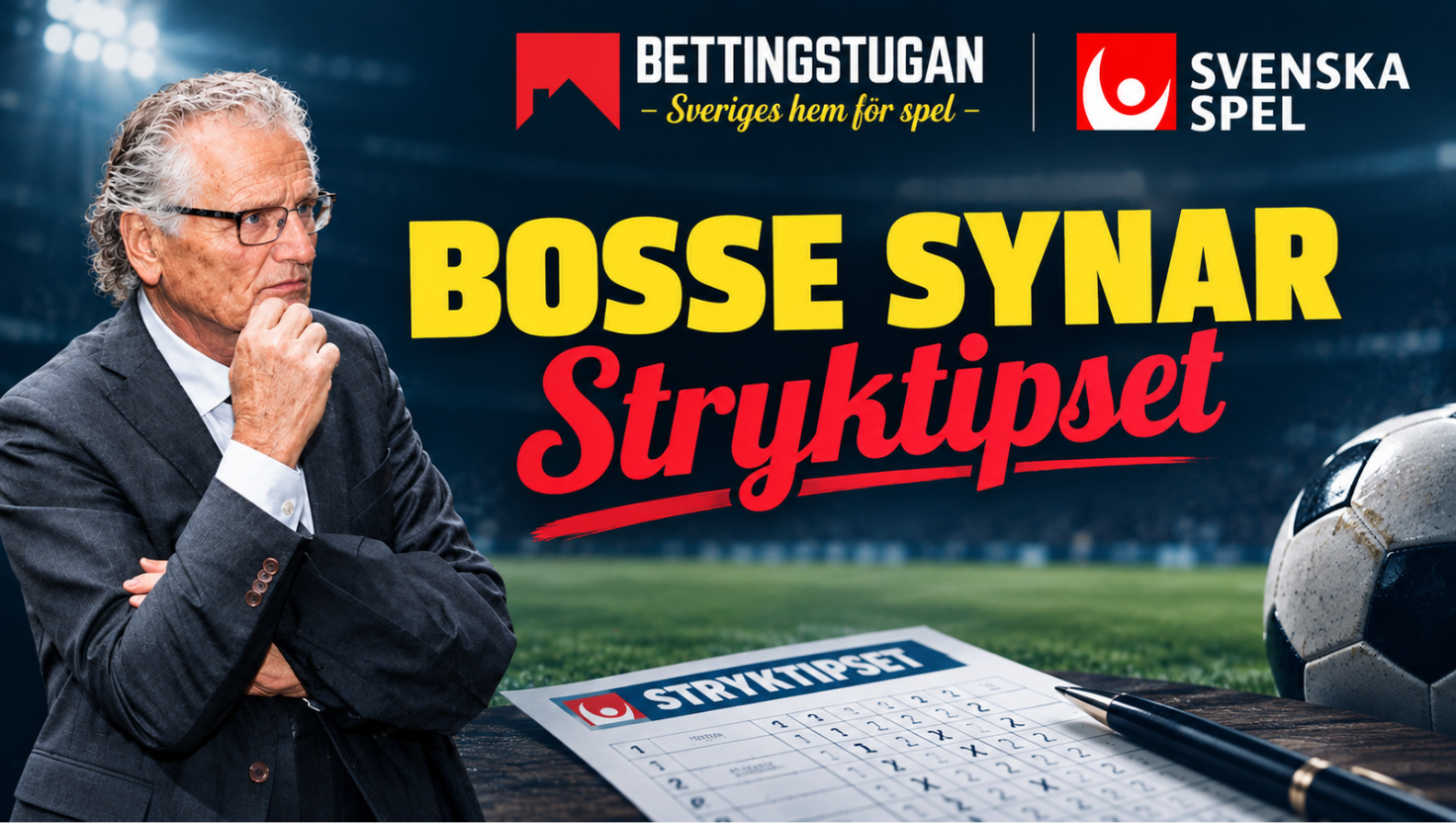 Bosse synar & analyserar Stryktipset v.41: "Kupongens bergkryss?"