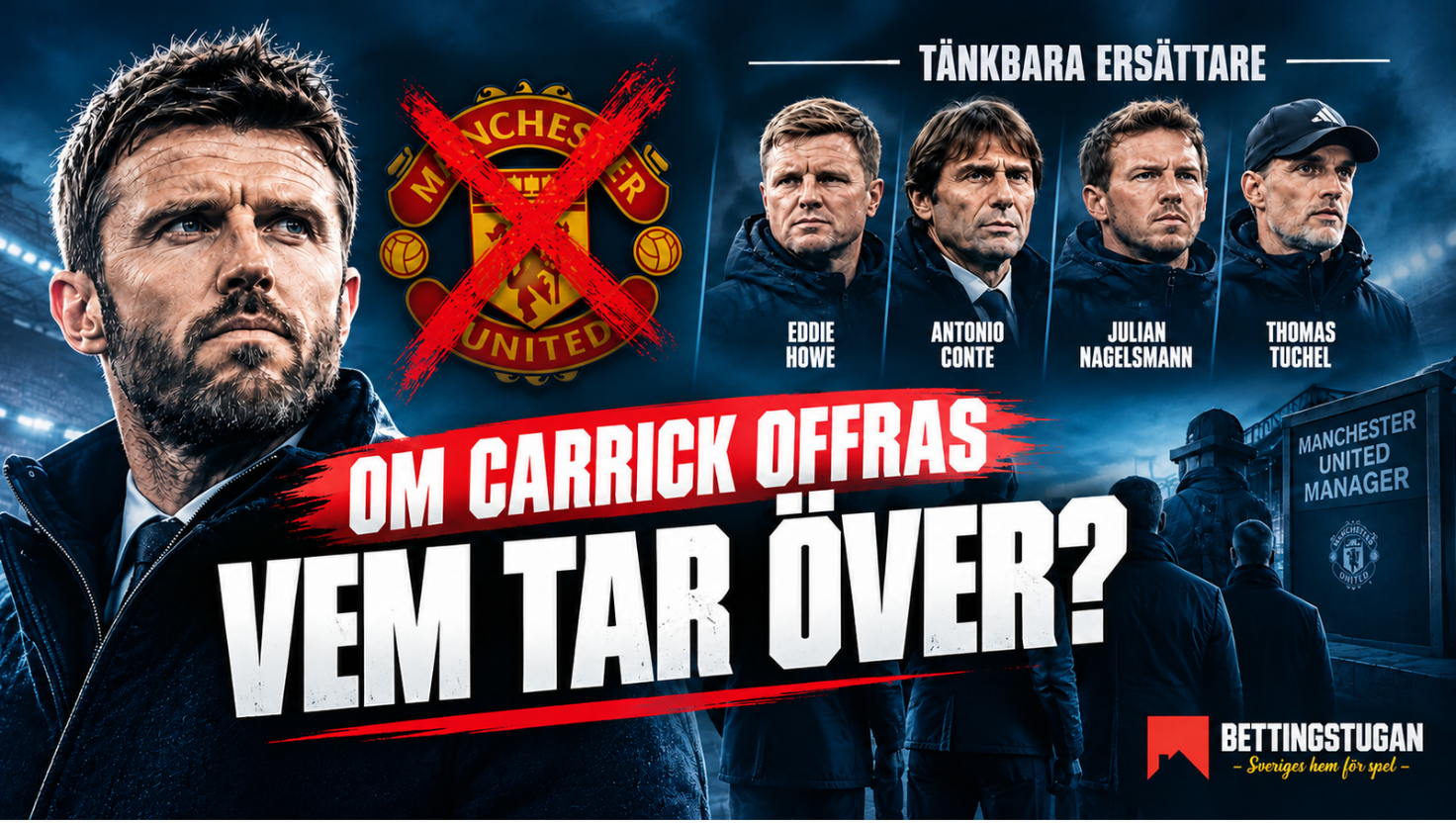 Vem tränar Manchester United efter årsskiftet? Spana in oddsen!