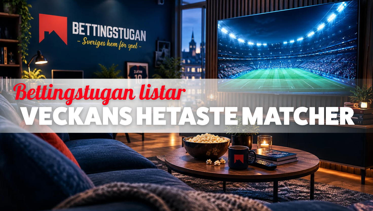Veckans hetaste matcher – Bettingstugan listar topp 10 (v.43)