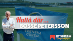Bosse Petersson inför semifinalerna i Svenska Cupen 2026 Bettingstugan