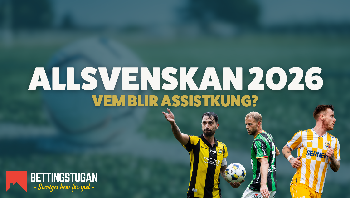 Odds Allsvenskan 2026 assistkung Bettingstugan målgivande passningar