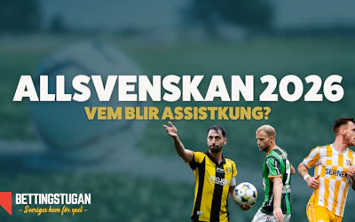 Odds Allsvenskan 2026 assistkung Bettingstugan målgivande passningar