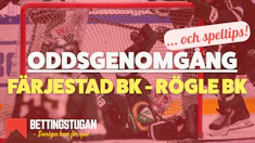 Odds SHL SM-slutspel Färjestad - Rögle