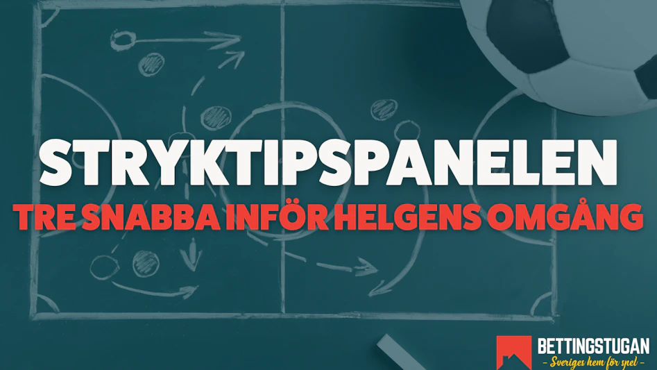 Stryktipspanelen Bettingstugan STRYKTIPSET Svenska Spel