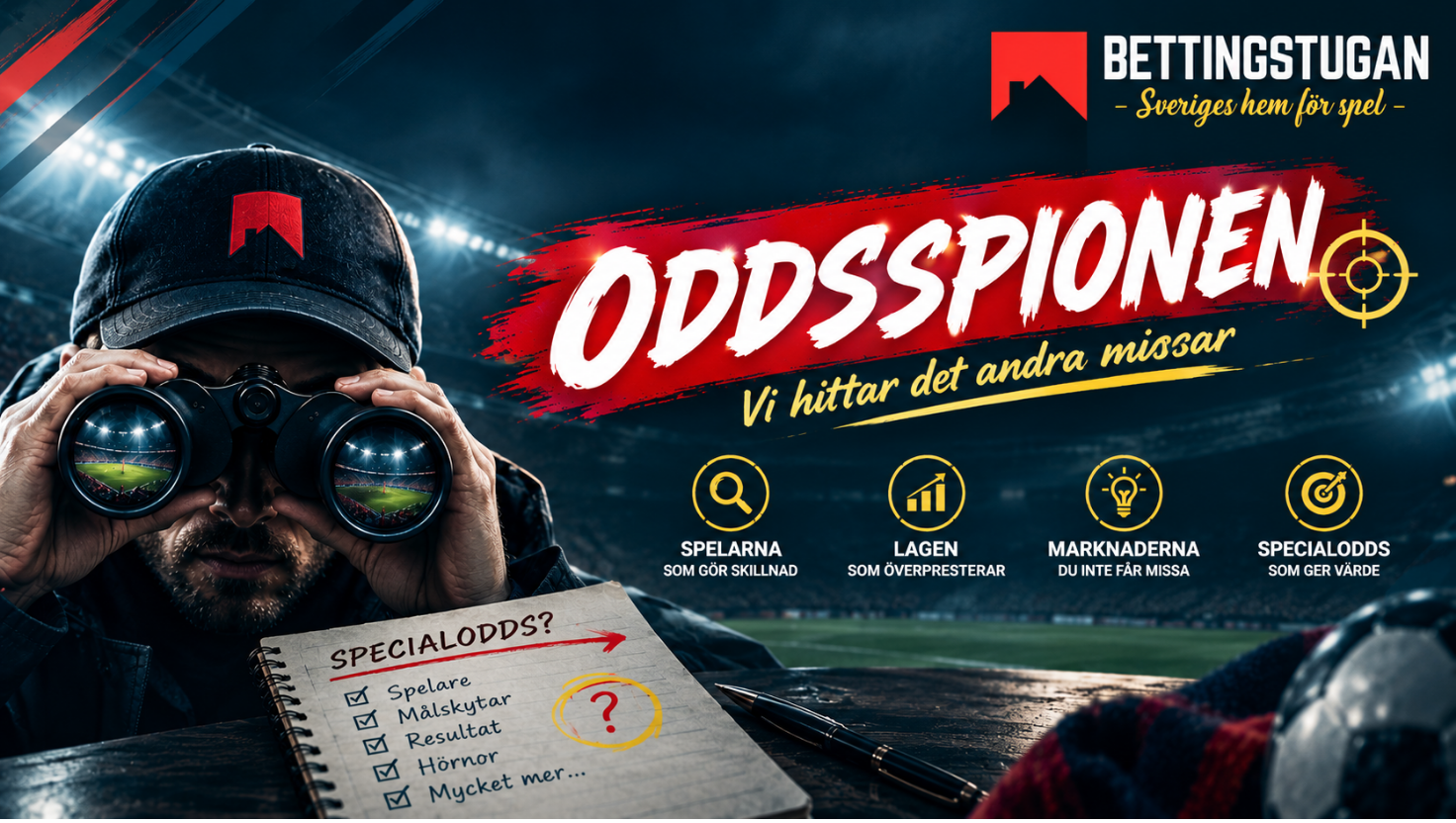 Oddsspionen: Alla tittar på Olympiakos - vi tittar på marginalen!