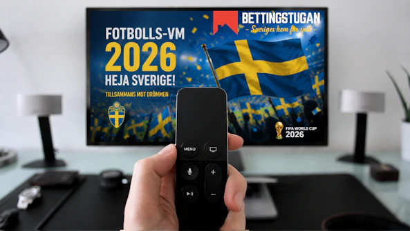 VM 2026 Sverige tv-tider spelschema Bettingstugan
