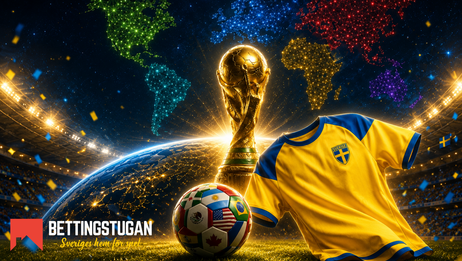 Oddsbonus Fotbolls-VM 2026 Spelklubben Sverigetröja