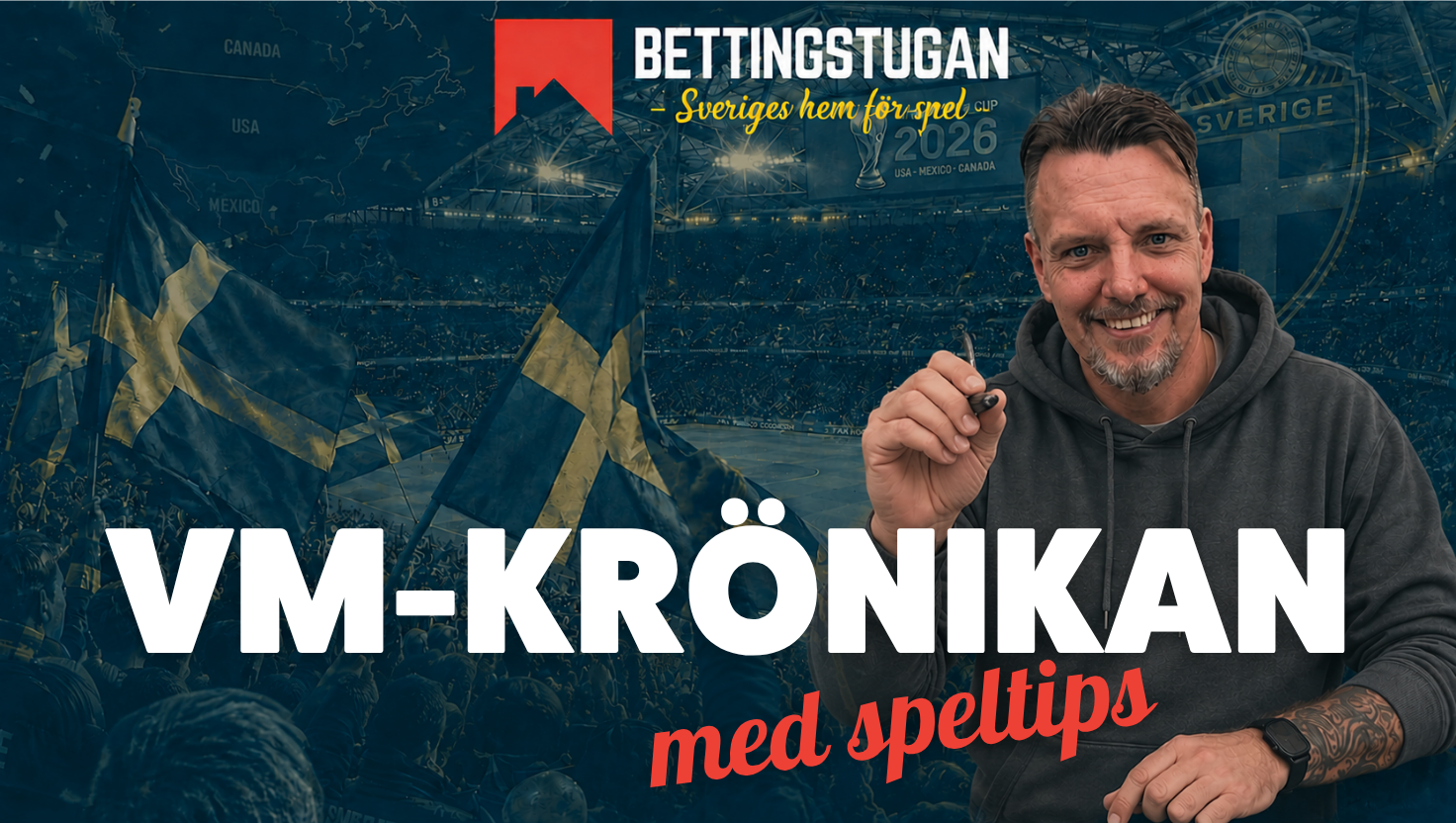JV speltipskrönika Fotbolls-VM 2026 Bettingstugan