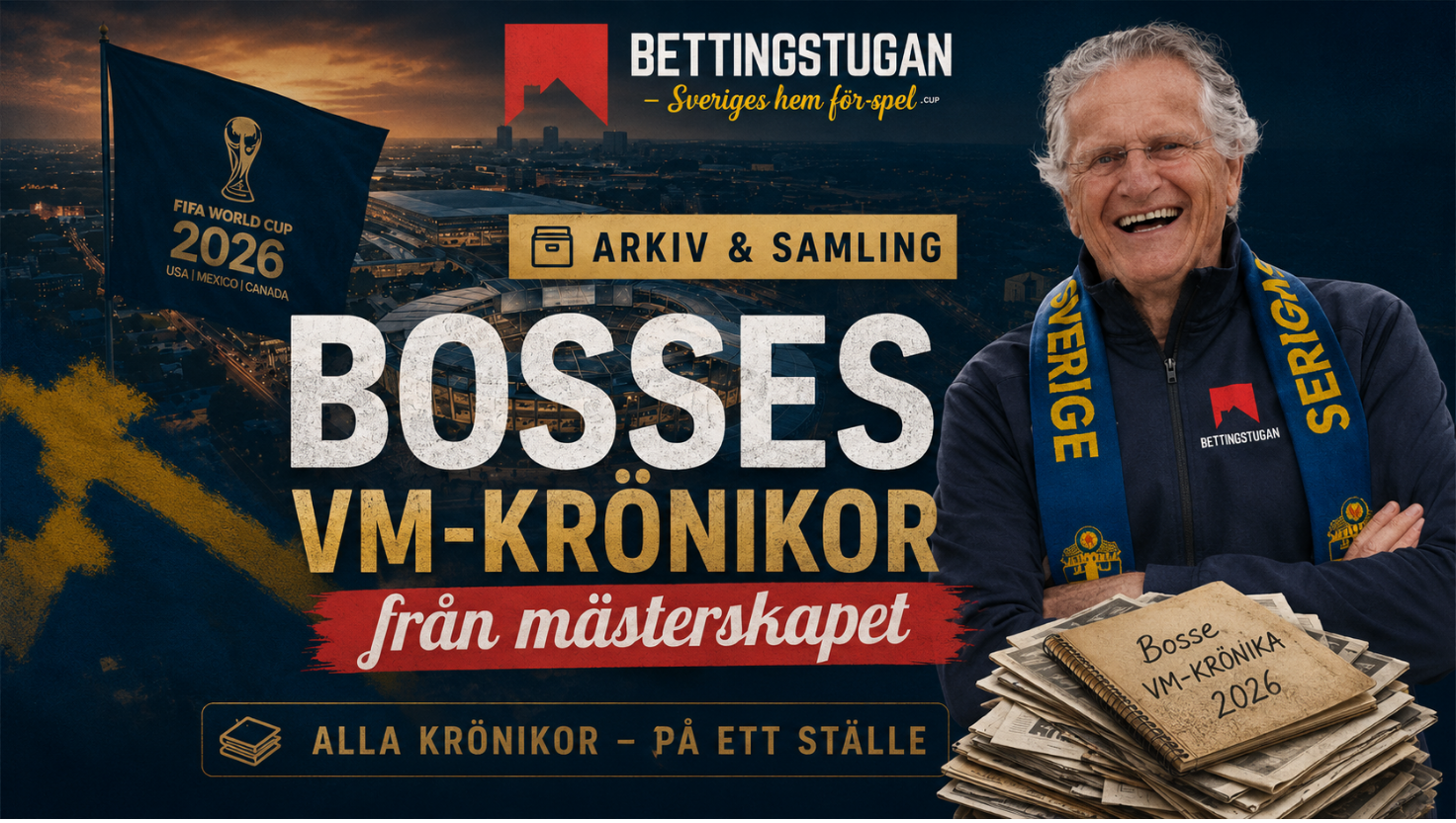 Bosses VM-krönikor 2026 – Samtliga krönikor från Fotbolls-VM!