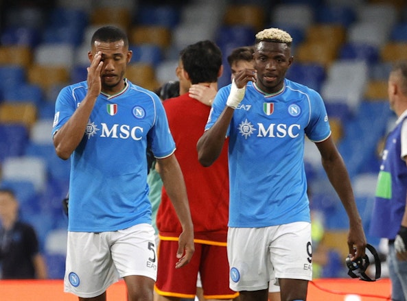 Napoli deppar efter 2 2 hemma mot Roma