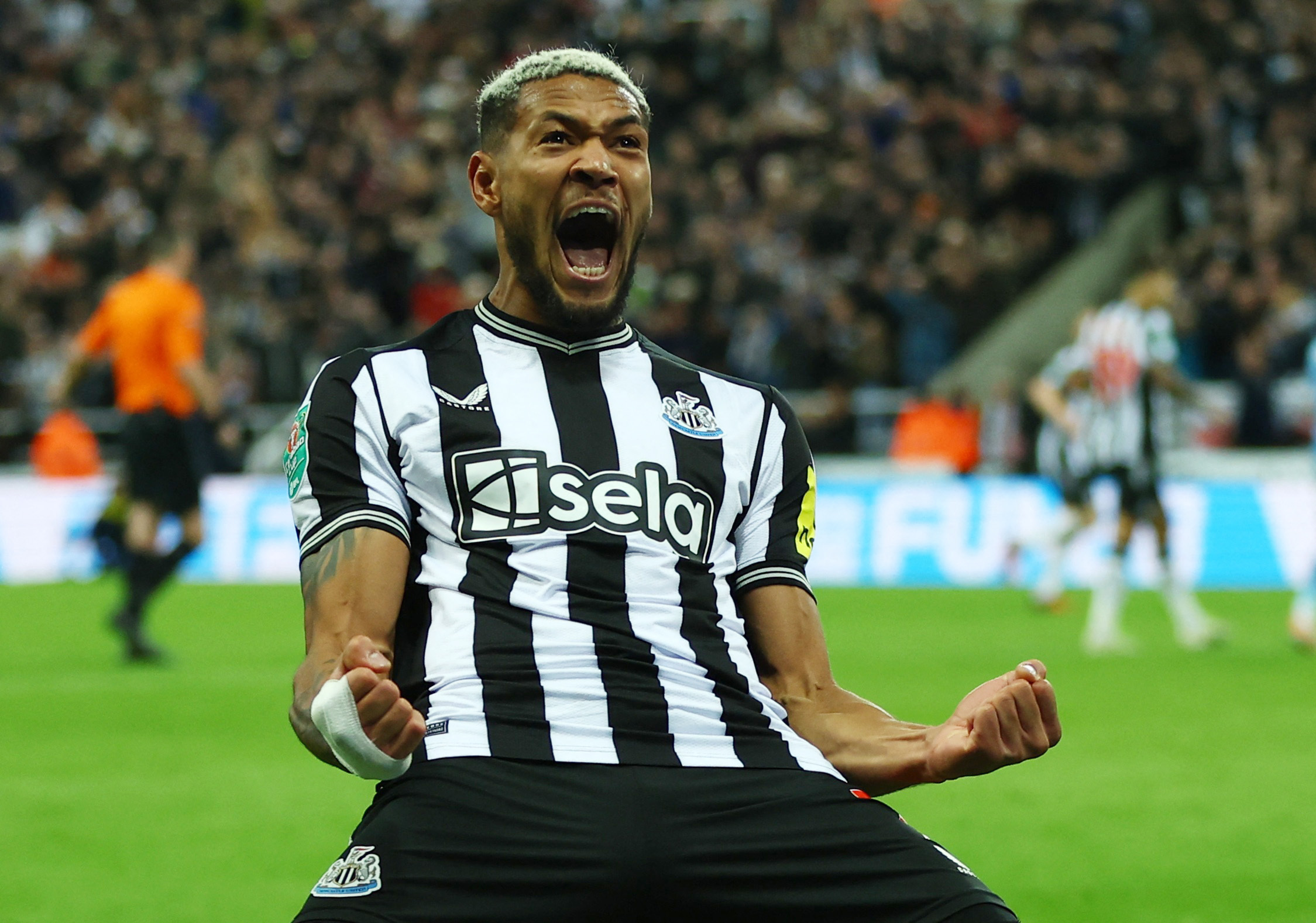 Newcastle United mot Man U pa Old Trafford